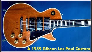 A 1959 Gibson Les Paul Custom [upl. by Hugh496]