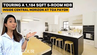 Touring Central Horizon HDB At Toa Payoh  Modern Scandinavian Vibe 1184 Sqft Unit Tour [upl. by Etem403]