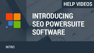 Introduction to SEO PowerSuite software [upl. by Kelby]