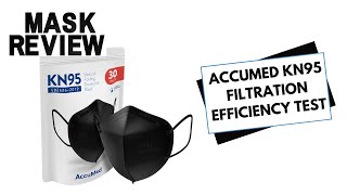 Accumed KN95 ACCHDEL Mask Review  Filtration Efficiency Test  TSI 8130A  GB26262019 Standard [upl. by Enelrahc]