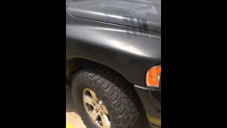 Ram 1500 rostoleum bedliner paint job [upl. by Oiralih]