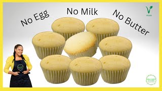 super moist vanilla cupcakes no egg no milk no butter cake [upl. by Nicolle816]