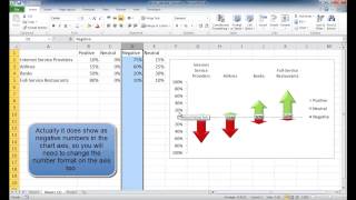 Create an Arrow Stacked Column Chart [upl. by Stroup]