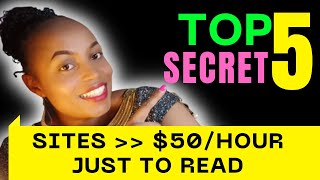 Get Paid To Read Audible Books 5 SECRET WEBSITES Where You Get Paid To Read And Review Books [upl. by Odette301]