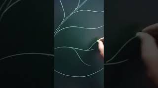 Peepal leaf drawingshortvideoartananyaak [upl. by Aderfla73]