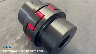 Flexible Coupling Suit To Metso Nordberg C150 Jaw Crusher Replacement Parts ONAN03460316 [upl. by Atikam]