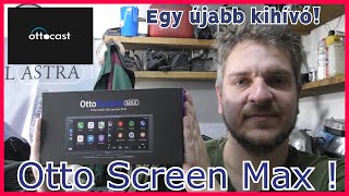 Ottocast  Otto Screen Max  Újabb kihívó a láthatáron  jogos a HYPE carplay androidauto [upl. by Northrop607]