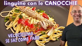 Pasta con le canocchie ecco il trucco per pulire le cicale di mare [upl. by Atcliffe388]