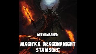 ESO MagDK amp StamSorc Outnumbered PVP [upl. by Yla561]