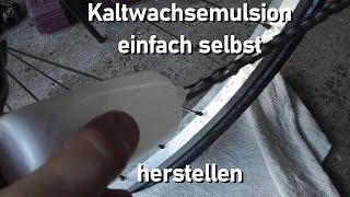 Kaltwachs für Fahrradkette selbst herstellen [upl. by Amble]