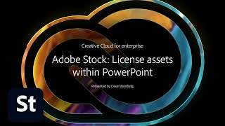 Adobe Stock Explore and License Assets From Within Microsoft PowerPoint  Adobe Creative Cloud [upl. by Benoite]