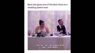 wedding bestmanspeech funny cute 😅✨🫶✨ trending ✨ [upl. by Pich]