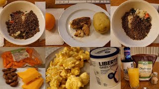 THE VERTICAL DIET  FULL DAY OF EATING  GUN RUN [upl. by Haraj421]