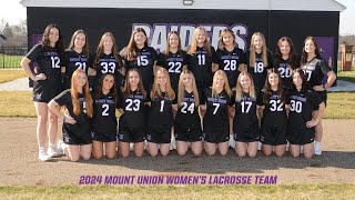 Athletics Meet the 2024 Mount Union Womens Lacrosse Team [upl. by Allertse935]