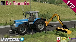 FARMING SIMULATOR 22 ⛰️ En Trentin 🌲 Lavori comunali di sfalcio con il LANDINI 16500 ep157 [upl. by Gore]