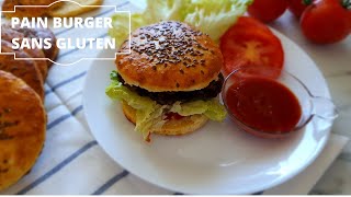 PAIN BURGER SANS GLUTEN ET SANS LACTOSE gluten free [upl. by Enilegnave]