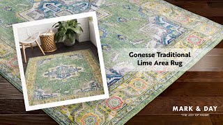 Gonesse Traditional Lime Area Rug [upl. by Massimiliano]