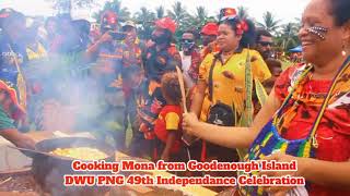 Milne Bay Mona Exabit from Goodenought Island at DWU 49th PNG Independence Celebration 2024 [upl. by Idnak]