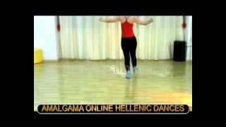 ZORBA THE GREEK SYRTAKI DANCE LESSON Part 1teacher Maria Athanassiadou Greece [upl. by Anelagna]