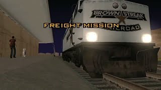 GTA San Andreas Mobile Train Mission Delivering Fine Goods Crossing State Lines 🚦 [upl. by Iuq]