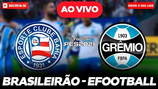 BAHIA VENCE O GRÊMIO COM POLÊMICA NO FIM  GAMEPLAY PES 2021  60 FPS  SADAN GAMER  PC [upl. by Berkshire]