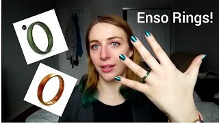 HaulReview Loch Ness and Poseidon Enso Rings Legends Collection Silicone WeddingEngagement Ring [upl. by Cnahc]