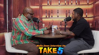 Malie Donn Exclusive Interview On Take 5 With RicoVibes Podcast [upl. by Michella]