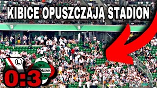 KIBICE LEGII OPUSZCZAJĄ STADION PO BRAMCE RADOMIAKA NA 03  Legia 03 Radomiak 05052024 [upl. by Blaseio]