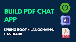 Build an AI PDF Chat App using LangChain4J Spring Boot and Astra DB [upl. by Oinesra]