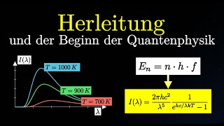 Herleitung des Planckschen Strahlungsgesetzes Quantenphysik [upl. by Adnyleb]