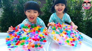 หนูยิ้มหนูแย้ม  ปอมปอมแช่แข็ง Pom Poms Kids Activity [upl. by Ahseela]