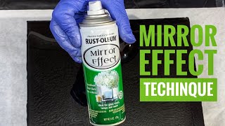 Mirror Effect Spray Paint Technique on Resin [upl. by Silletram]