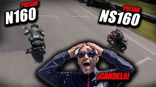 ❌LA NUEVA VS LA EX ❌❌🔥PULSAR NS160 🆚PULSAR N160🔥❌ Fullgass Drag Race Cuarto de milla batallas [upl. by Eneryt]