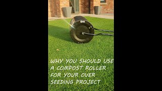 How to Easily Apply Compost to Your Lawn  Over Seeding a New Lawn [upl. by Ecraep]