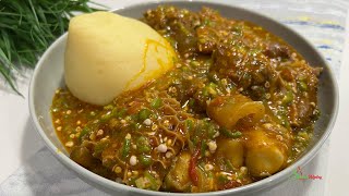 How To Make Slimy Okra  Okro Stew Every Time  Quick Easy amp Tasty Step By Step Tutorial okrastew [upl. by Tolmach721]