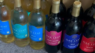 Trying out the Oak Leaf wines ❤️🍷 wine oakleaf collection winelove [upl. by Orel210]