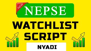 NEPSE Watchlist  NYADI Analysis [upl. by Platto]