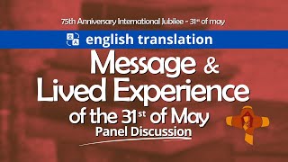 Message and Lived experience of the 31st of May Panel discussion [upl. by Ajdan]