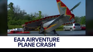 EAA AirVenture Oshkosh plane crash  FOX6 News Milwaukee [upl. by Brant660]