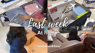 LAST WEEK AT HOME emotional UK Med Student Vlog [upl. by Anined]