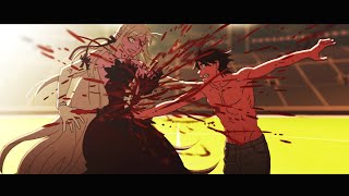 Kizumonogatari III AMV  Araragi Vs Kiss Shot Full Fight [upl. by Yaron]