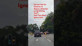 Driving Test Tips Can you Ask the Examiner to Repeat Directions on the Driving Test shorts video [upl. by Manya324]