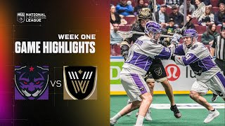 Full Game Highlights  Panther City Lacrosse Club vs Vancouver Warriors [upl. by Chilcote358]