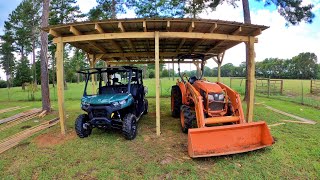 Building a Simple Homestead Shed  FULL BUILD [upl. by Nazarius]