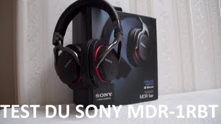 Test  Casque Sony MDR1RBT bluetooth et NFC [upl. by Virgilio]