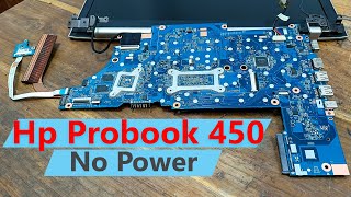 Hp Probook 450 g8 power is not turing on  how to repair probook 450g8 no power [upl. by Ynos]