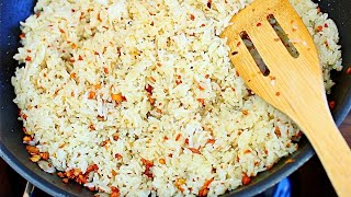 Easy Garlic Fried Rice Recipe [upl. by Annert]