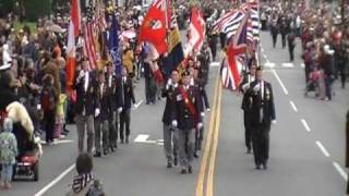 Remembrance Day Victoria BC 2010  2 [upl. by Dnomyad79]