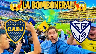 FUI NO MAIOR CALDEIRÃO DO MUNDO  LA BOMBONERA TREME Boca Juniors x Vélez [upl. by Normandy]