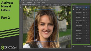 How to Activate Neural Filters in Adobe Photoshop Part 2 [upl. by Nils400]